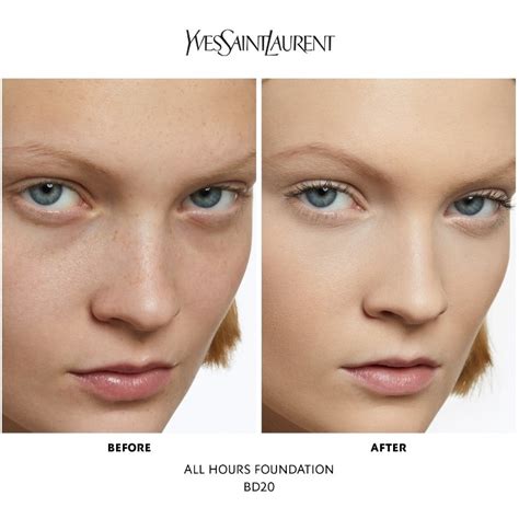 bd20 warm ivory fusion ink foundation all hours ysl|All Hours Foundation – Matte Liquid Foundation .